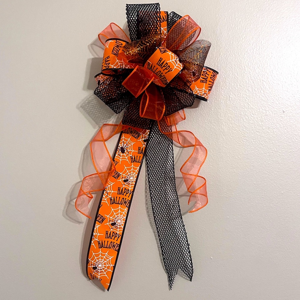 Handmade Halloween Bow